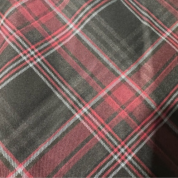 White House Black Market Plaid Skirt Black and Red Size 6 - Picture 3 of 11